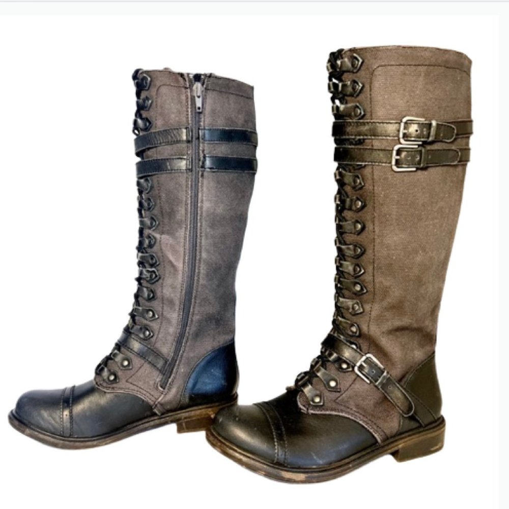 NWT ZIGI GIRL 7.5 Vintage-Style Knee High Boots